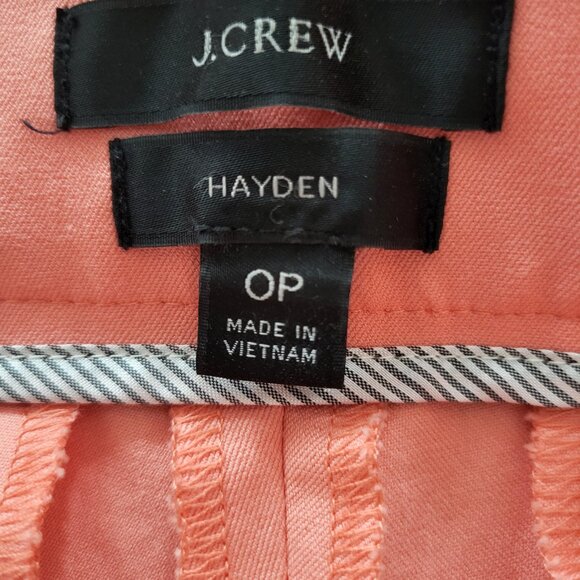 J. Crew Hayden Kickout Cotton Stretch 0P NWOT - Picture 8 of 9